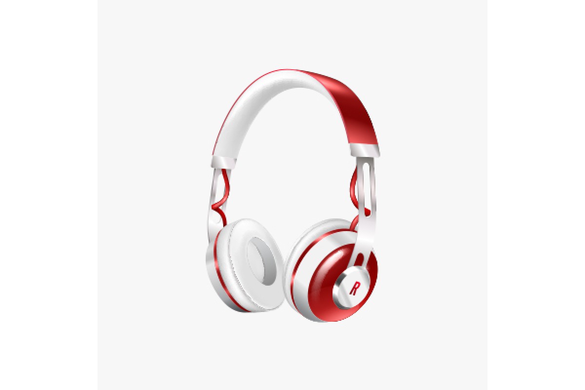 Red Headphone With Bluetooth