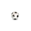 Ball für Tischfußball, schwarz-weiß, 31 mm
