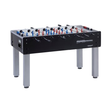 Tischfußball, Garlando Pro Champion ITSF, schwarz-silber Tischfußball, Garlando Pro Champion ITSF, schwarz-silber