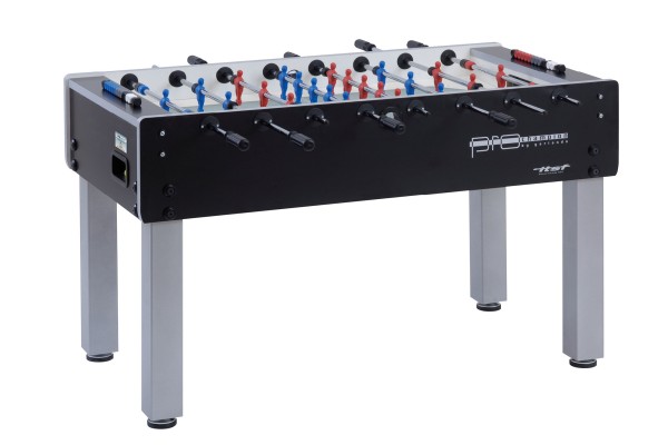 Tischfußball, Garlando Pro Champion ITSF, schwarz-silber