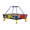 Airhockey, 4 Monsters, 238x183 cm, blau/rot/gelb