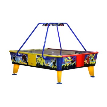 Airhockey, 4 Monsters, 238x183 cm, blau/rot/gelb