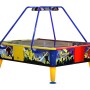 Airhockey, 4 Monsters, 238x183 cm, blau/rot/gelb