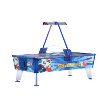 Airhockey, Gold, 238x128x81 cm, blau/weiß, kommerziell