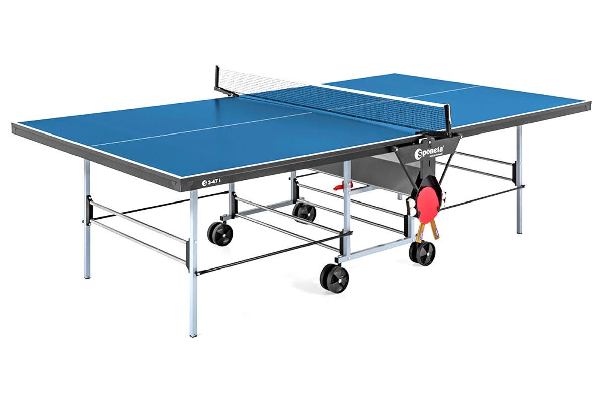 Indoor Tischtennis Tisch, Sponeta S3-47 i, blau