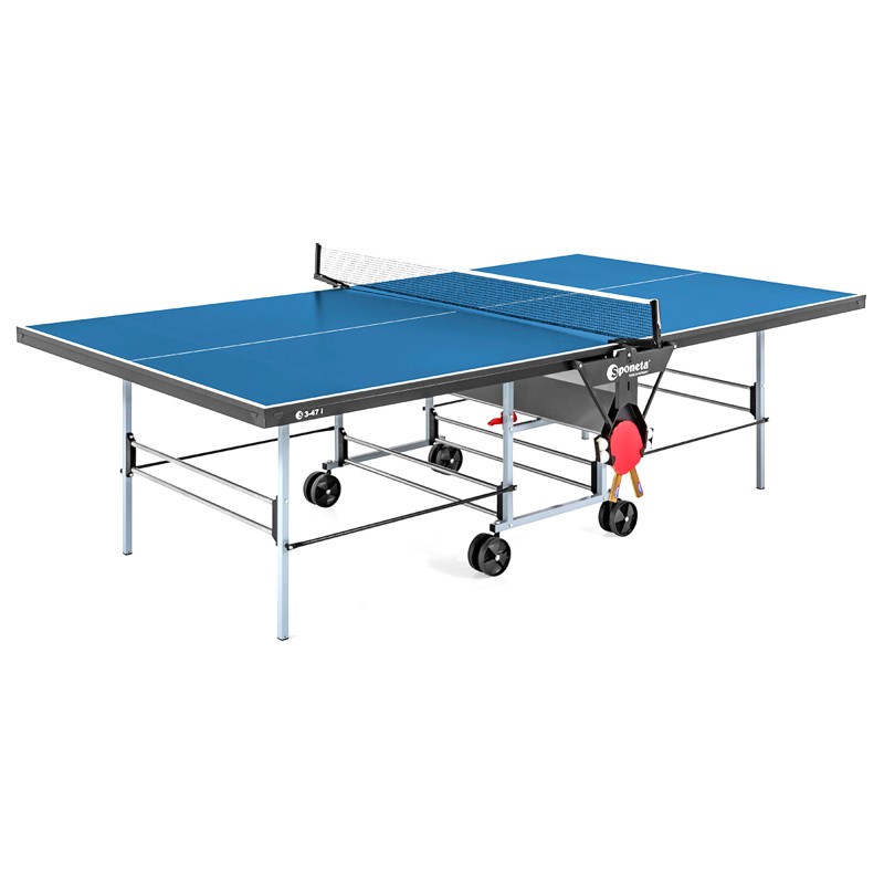 Indoor Tischtennis Tisch, Sponeta S3-47 i, blau