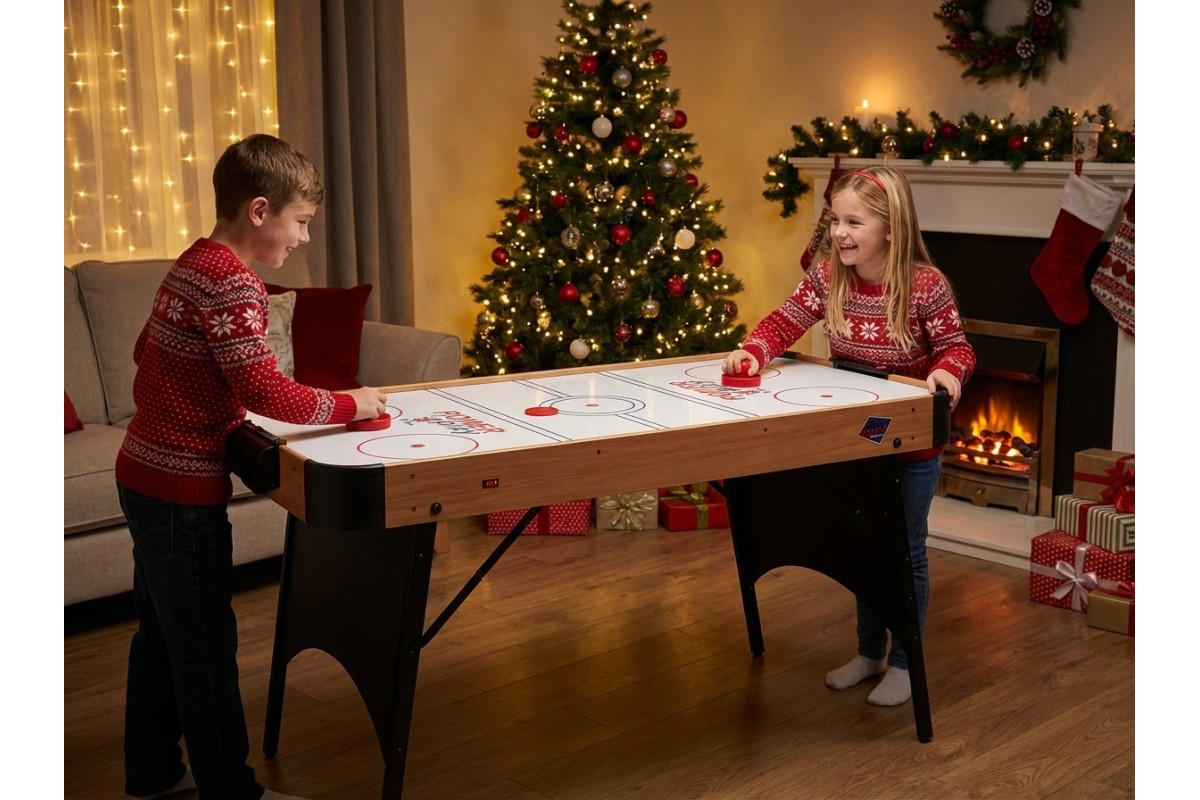 Airhockey, Dybior Rider, 150x76x86 cm, buche, klappbar