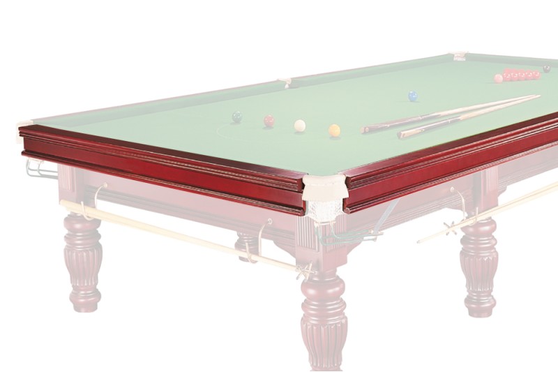 Ersatzbandenset, gebraucht, Snooker, Dynamic Prince, 12 ft. (Fuß), mahagoni