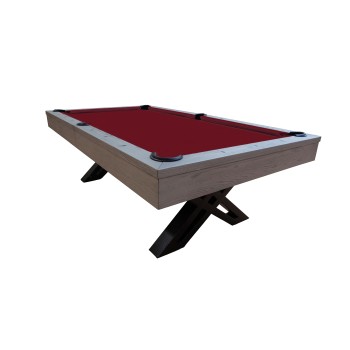 Billardtisch, Pool, Xcon, 8 ft. (Fuß), graue Eiche, Ausstellungsstück