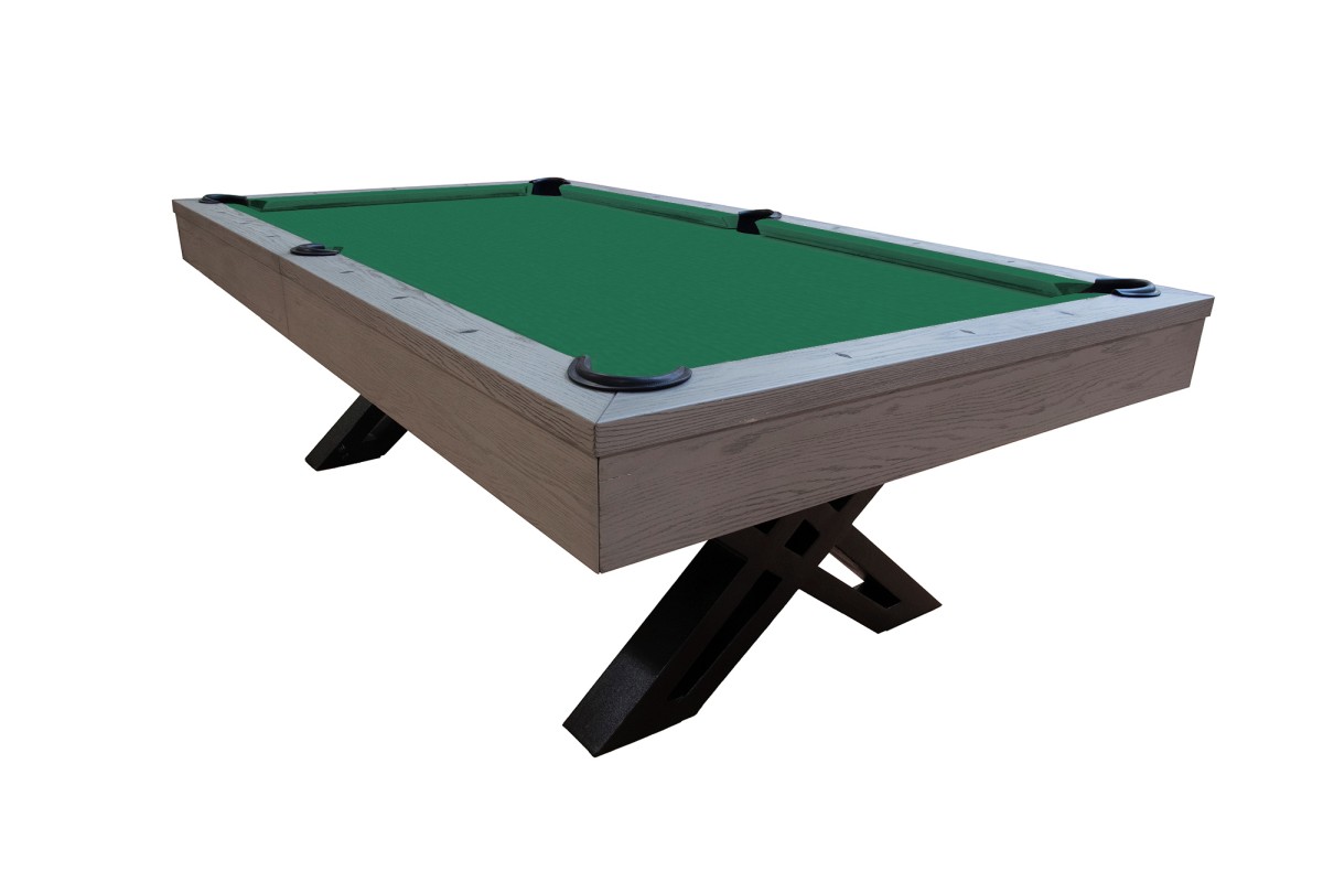 Billardtisch, Pool, Xcon, 8 ft. (Fuß), graue Eiche, Ausstellungsstück