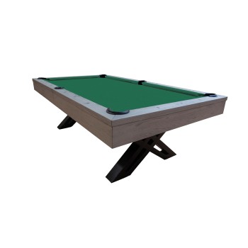 Billardtisch, Pool, Xcon, 8 ft. (Fuß), graue Eiche, Ausstellungsstück