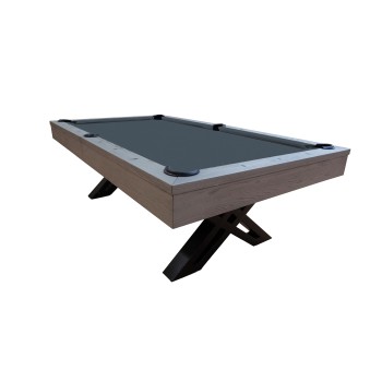 Billardtisch, Pool, Xcon, 8 ft. (Fuß), graue Eiche, Ausstellungsstück