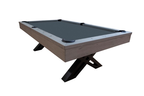 Billardtisch, Pool, Xcon, 8 ft. (Fuß), graue Eiche, Ausstellungsstück