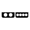 Queuetasche, Sporty, schwarz, 2x4, 85cm Queuetasche, Sporty, schwarz, 2x4, 85cm