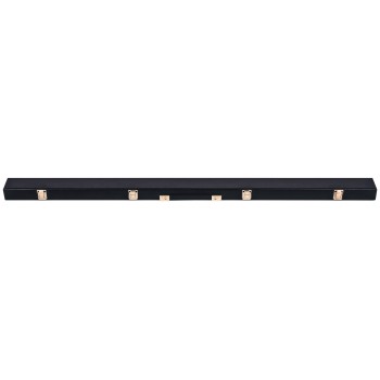 Queuekoffer, Snooker, Storm, schwarz, für ¾-geteilte Queues