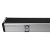 Queuekoffer, Snooker, Storm, schwarz/aluminium, für ¾-geteilte Queues, 120 cm Queuekoffer, Snooker, Storm, schwarz/aluminium, für ¾-geteilte Queues, 120 cm