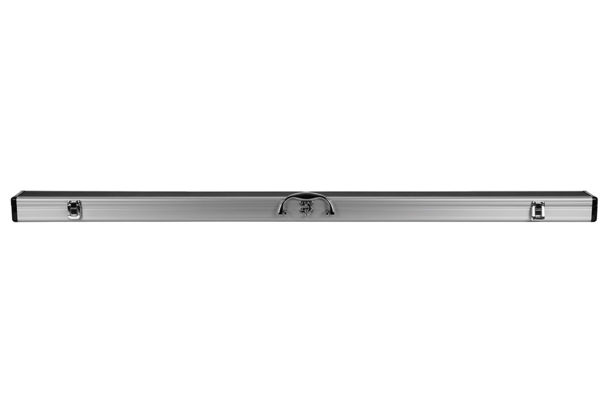 Queuekoffer, Snooker, Storm, schwarz/aluminium, für ¾-geteilte Queues, 120 cm