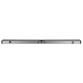 Queuekoffer, Snooker, Storm, schwarz/aluminium, für ¾-geteilte Queues, 120 cm