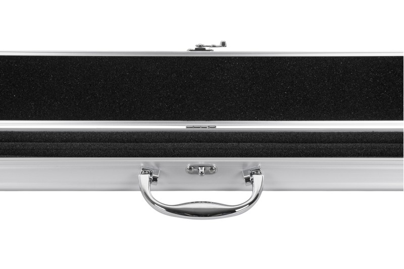 Queuekoffer, Snooker, Storm, schwarz/aluminium, für ¾-geteilte Queues, 120 cm