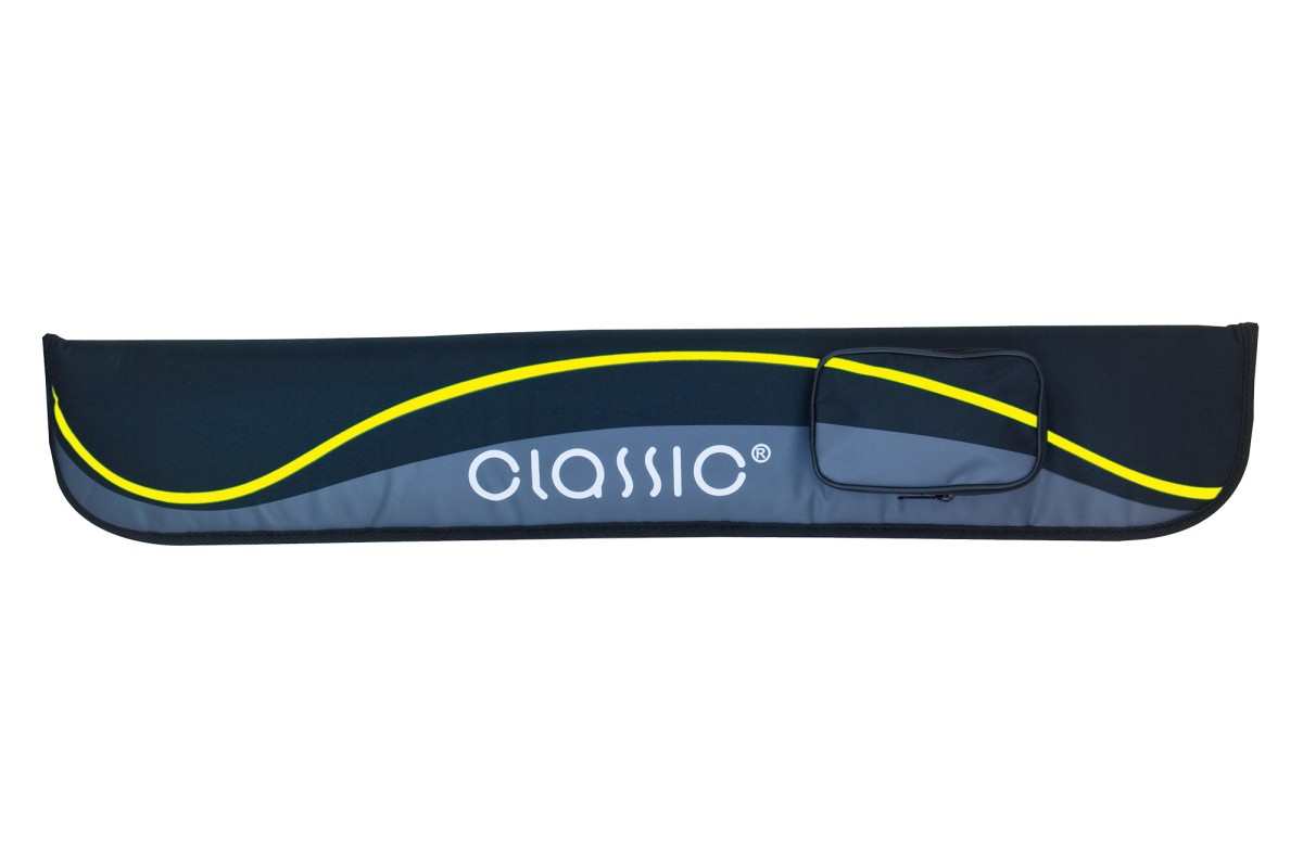 Queuetasche, Passion, schwarz-gelb, 2/2, 83 cm