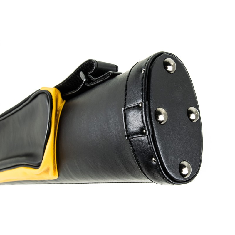 Queueköcher, Style SY-1, gelb-schwarz, 2/2, 85 cm
