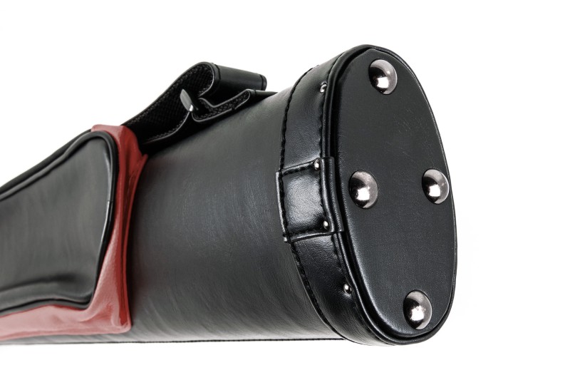 Queueköcher, Style SY-2, rot-schwarz, 2/2, 85 cm