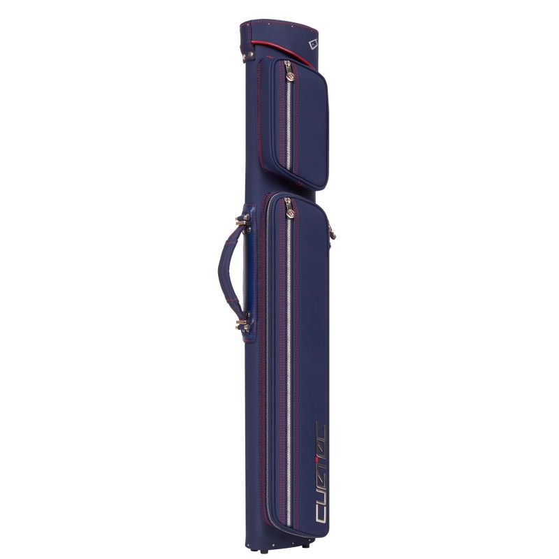 Queueköcher, Cuetec Pro Line, navy, 2x4, 85cm