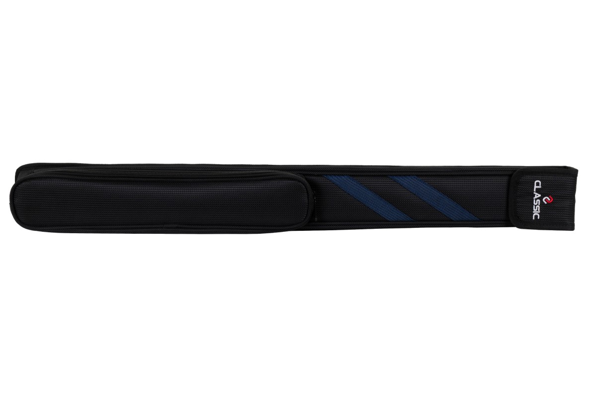 Queuetasche, Classic Stripes, schwarz-blau, 1/1, 83 cm