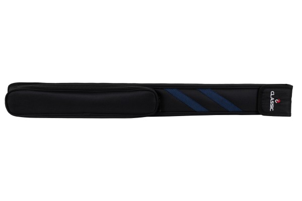 Queuetasche, Classic Stripes, schwarz-blau, 1/1, 83 cm