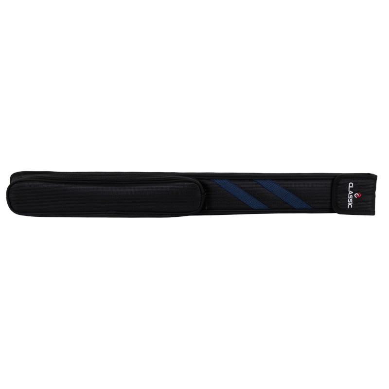 Queuetasche, Classic Stripes, schwarz-blau, 1/1, 83 cm