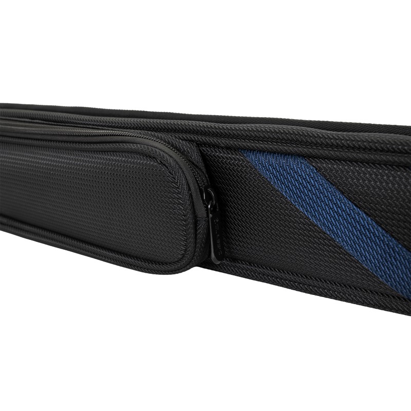 Queuetasche, Classic Stripes, schwarz-blau, 1/1, 83 cm