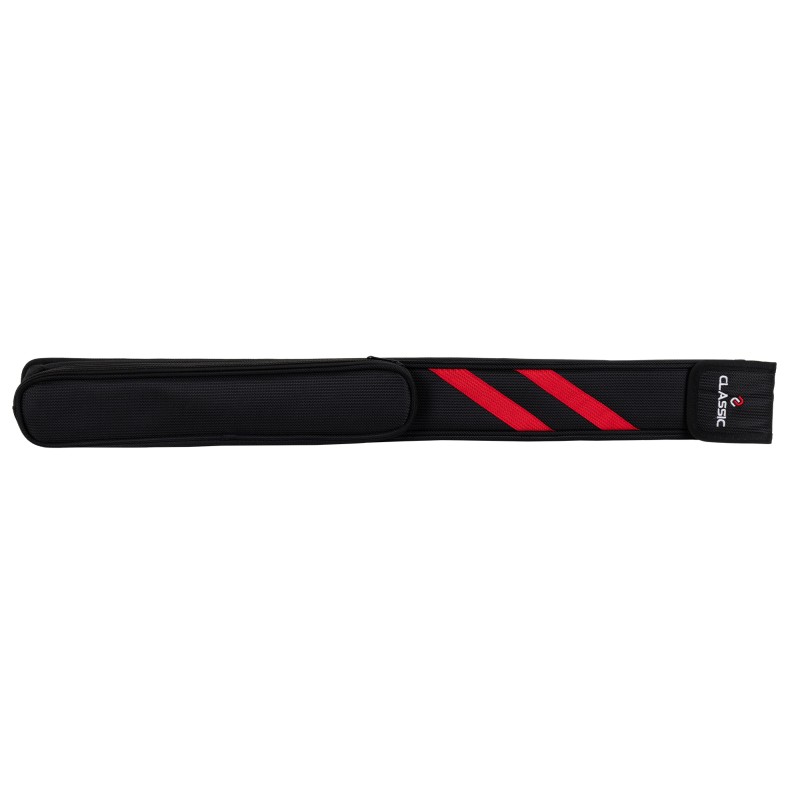 Queuetasche, Classic Stripes, schwarz-rot, 1/1, 83 cm Queuetasche, Classic Stripes, schwarz-rot, 1/1, 83 cm