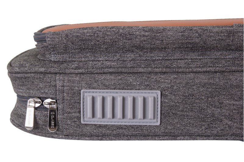 Queuetasche, Classic Challenger, grau-braun, 3/5, 85 cm