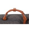Queuetasche, Classic Challenger, grau-braun, 3/5, 85 cm