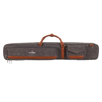 Queuetasche, Classic Challenger, grau-braun, 3/5, 85 cm