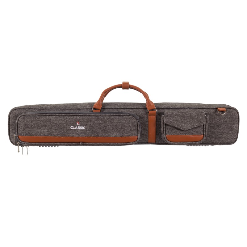 Queuetasche, Classic Challenger, grau-braun, 3/5, 85 cm