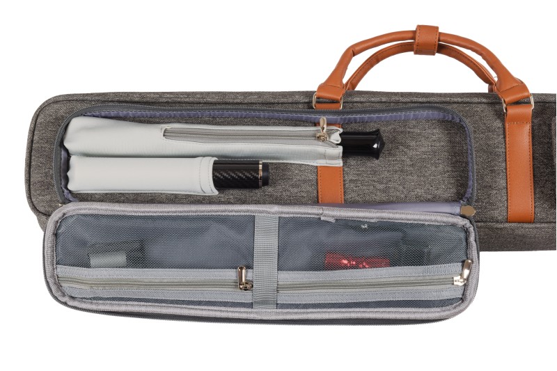 Queuetasche, Classic Challenger, grau-braun, 3/5, 85 cm