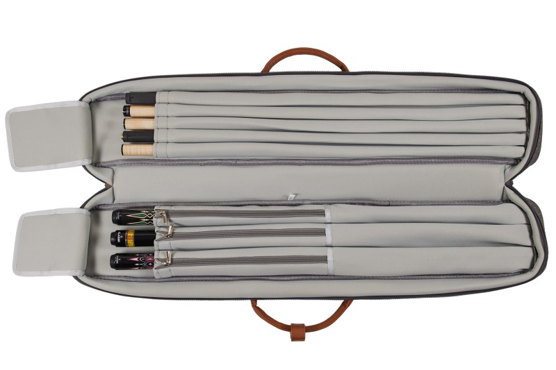 Queuetasche, Classic Challenger, grau-braun, 3/5, 85 cm