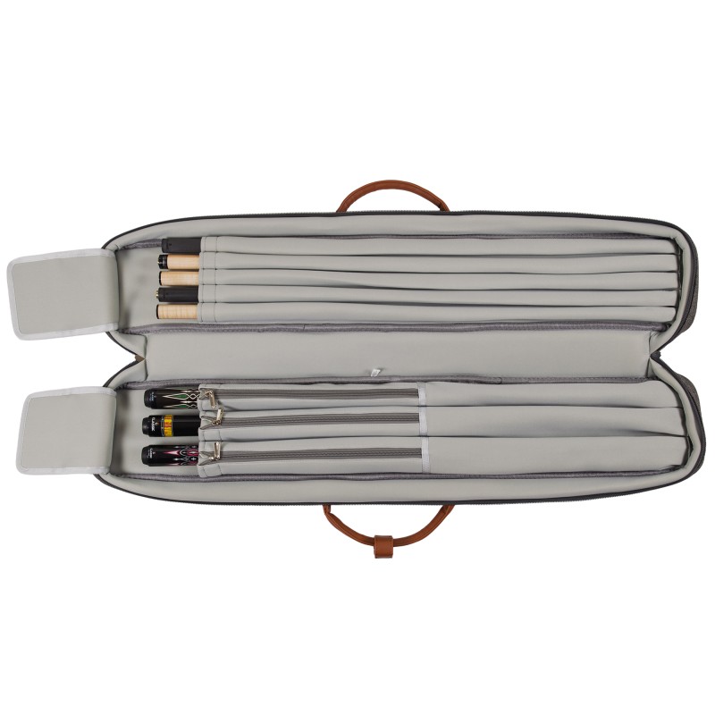 Queuetasche, Classic Challenger, grau-braun, 3/5, 85 cm
