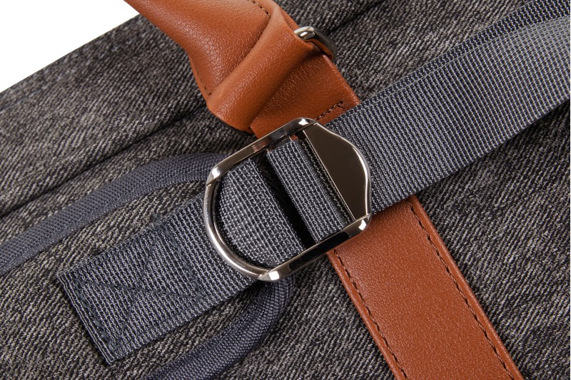 Queuetasche, Classic Challenger, grau-braun, 3/5, 85 cm