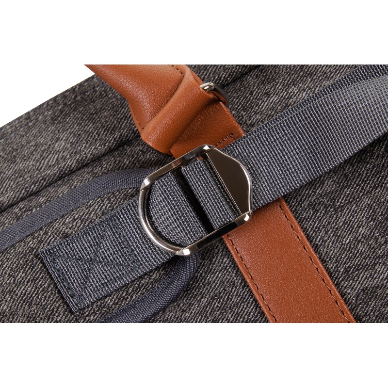 Queuetasche, Classic Challenger, grau-braun, 3/5, 85 cm