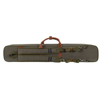 Queuetasche, Classic PocketStyle, grün-braun, 3/5, 85 cm