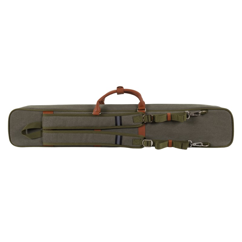 Queuetasche, Classic PocketStyle, grün-braun, 3/5, 85 cm Queuetasche, Classic PocketStyle, grün-braun, 3/5, 85 cm