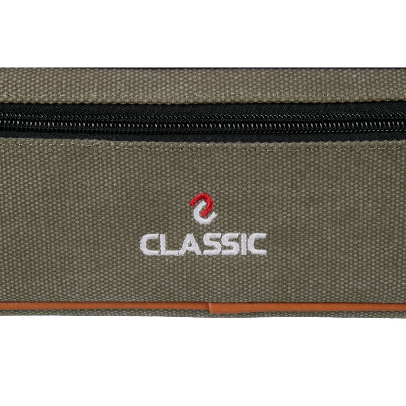 Queuetasche, Classic PocketStyle, grün-braun, 3/5, 85 cm Queuetasche, Classic PocketStyle, grün-braun, 3/5, 85 cm