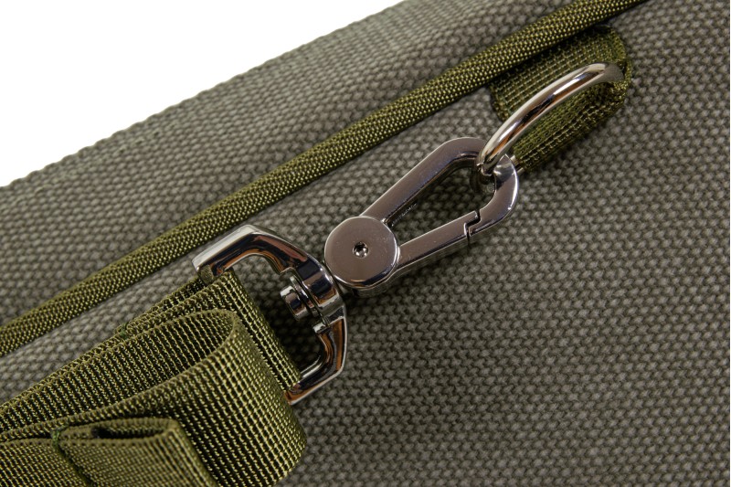 Queuetasche, Classic PocketStyle, grün-braun, 3/5, 85 cm