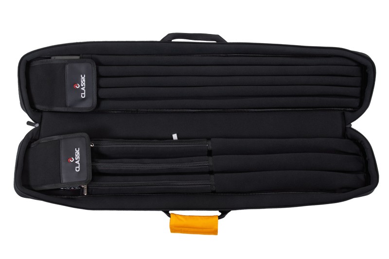 Queuetasche, Classic CueBuddy, schwarz-gelb, 3/5, 83 cm