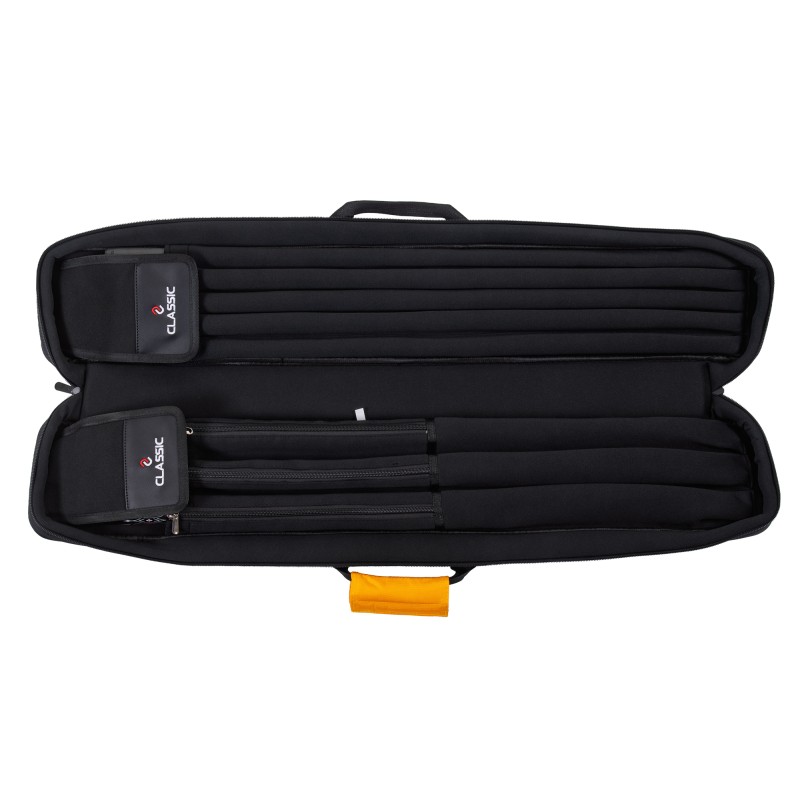Queuetasche, Classic CueBuddy, schwarz-gelb, 3/5, 83 cm