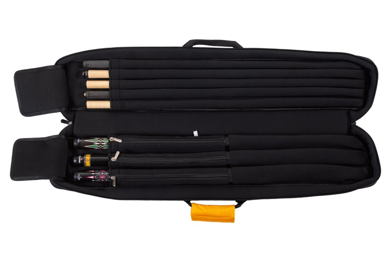 Queuetasche, Classic CueBuddy, schwarz-gelb, 3/5, 83 cm