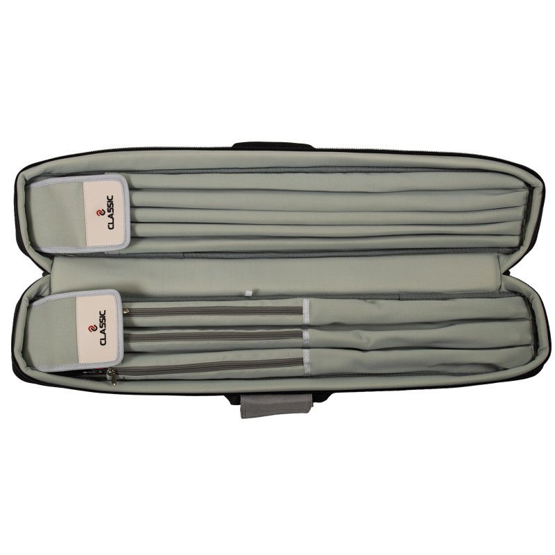 Queuetasche, Classic CueBuddy, schwarz-grau, 3/5, 83 cm