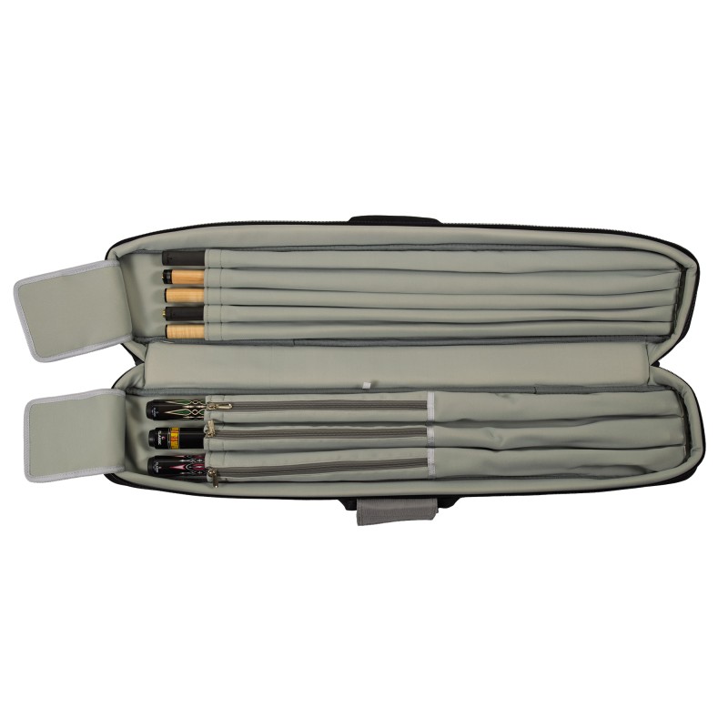 Queuetasche, Classic CueBuddy, schwarz-grau, 3/5, 83 cm